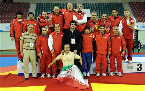 Iran freestyle wrestling team wins Asian title in South Korea
